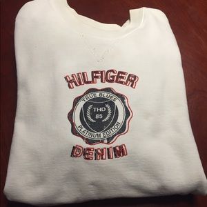 White Tommy Hilfiger Sweater, Size L
